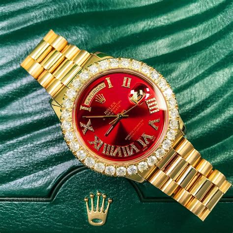 red face rolex men's|Rolex red bezel.